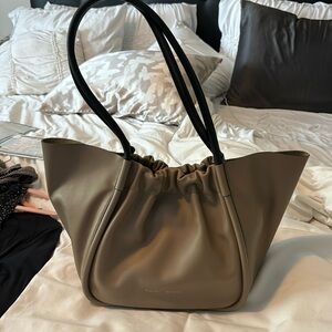 Proenza Schouler large tote bag taupe.